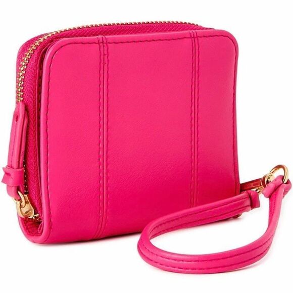 NWT No Boundaries Cute Women's Pink No Boundaries Camila Wrist Wallet - Picture 1 of 8
